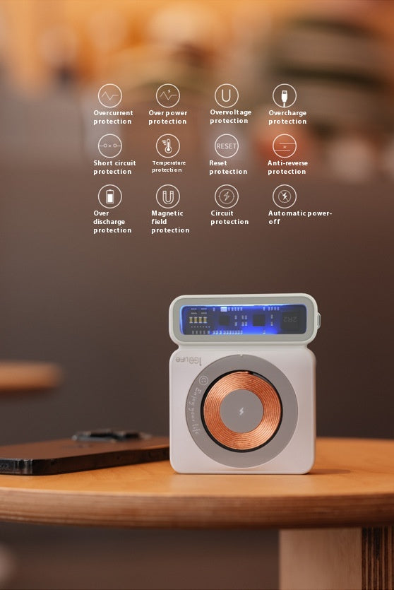 Trådlös Magnetisk Power Bank 10 000 mAh – 22,5W Snabbladdning | Favvo Store