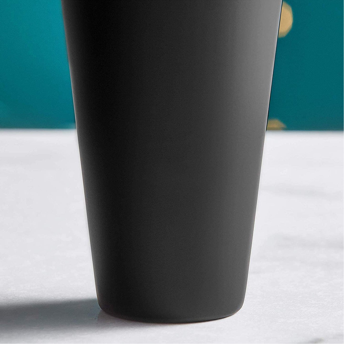 Elegante juego de barman: 8 piezas en acero inoxidable negro mate
