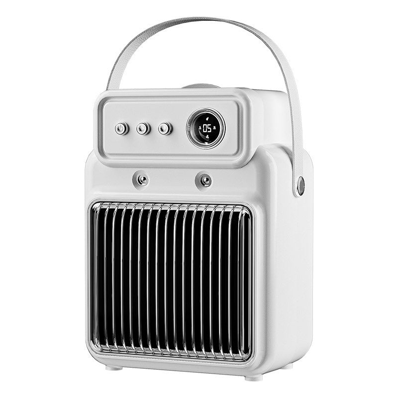 1200W 2 en 1 eficiente con doble confort de calor y humedad, calentador de mesa con protección contra sobrecalentamiento, calentador interior apto para hogar, oficina.