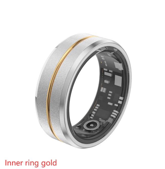 Anillo inteligente unisex 2024 con monitorización de frecuencia cardíaca y oxígeno en sangre, múltiples modos deportivos, resistente al agua IP68 para Android e iOS.