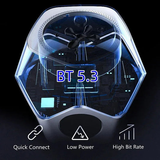 Bluetooth Högtalare, Lampa med Ferro fluid som håller takten till musiken.