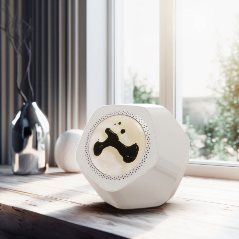 Bluetooth Högtalare, Lampa med Ferro fluid som håller takten till musiken.