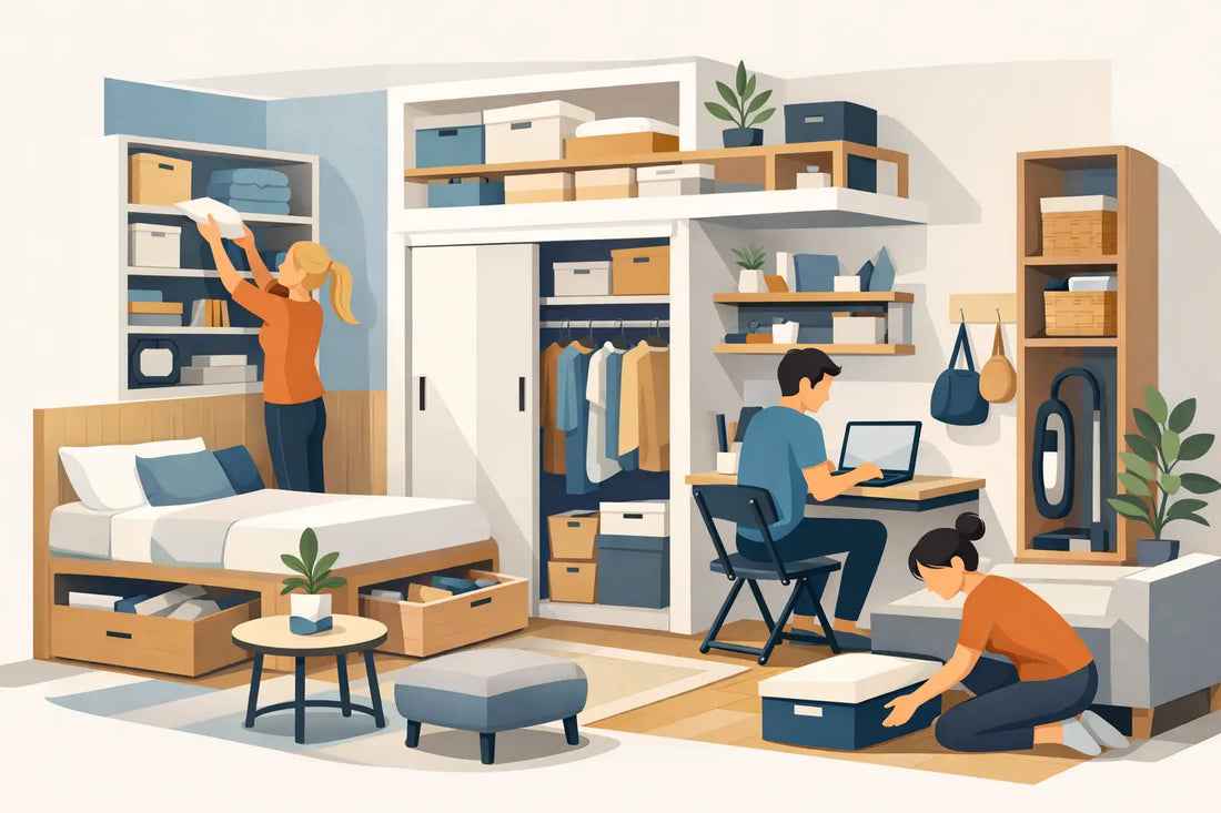 10 idéer för smart förvaring i liten lägenhet