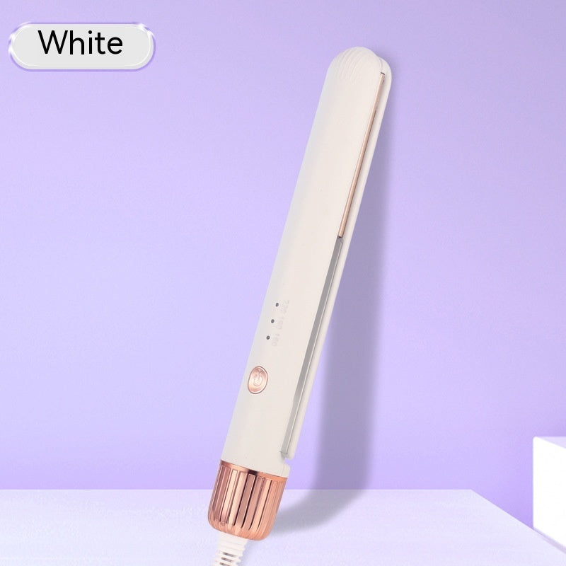 Small, smooth straightener for all hair types. Available in several colors.