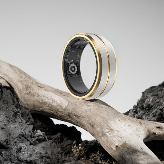 2024 Smart Ring Unisex med Pulsmätning och Syreövervakning i Blodet, Flera Sportlägen, IP68 Vattentät Smart Ring för Android och iOS