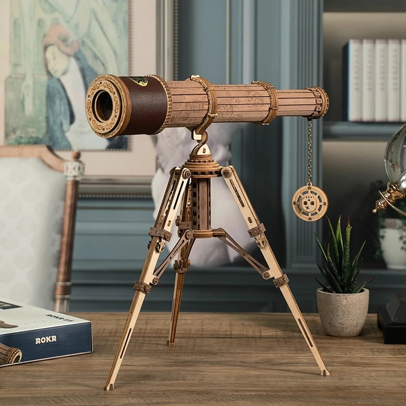 Monocular Telescope 3D Träpusselspel