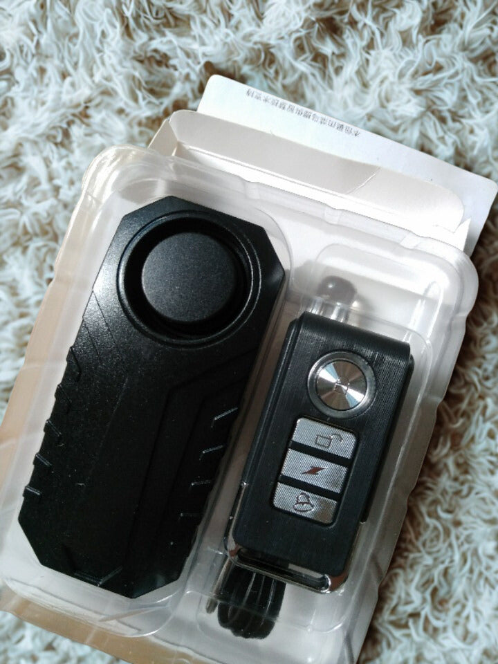 Trådlöst Cykel & Motorcykel Alarm med Vibrationssensor & Fjärrkontroll – 113 dB Anti-Stöld