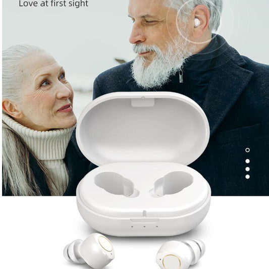 Hearing aid with Magnetic charging. Bluetooth and sound amplifier. 