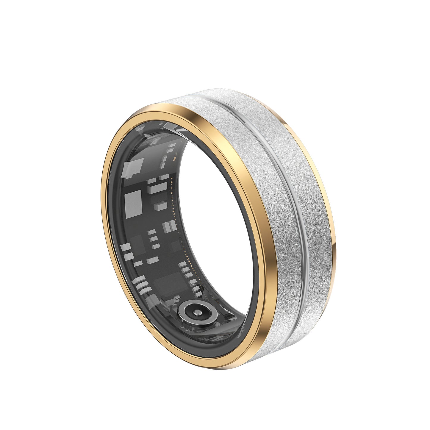 2024 Smart Ring Unisex med Pulsmätning och Syreövervakning i Blodet, Flera Sportlägen, IP68 Vattentät Smart Ring för Android och iOS