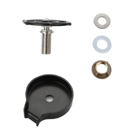 Högtrycks Automatisk Glasrengörare – ABS & Rostfritt Stål, Komplett Set med Koppbricka, Bas och Slang