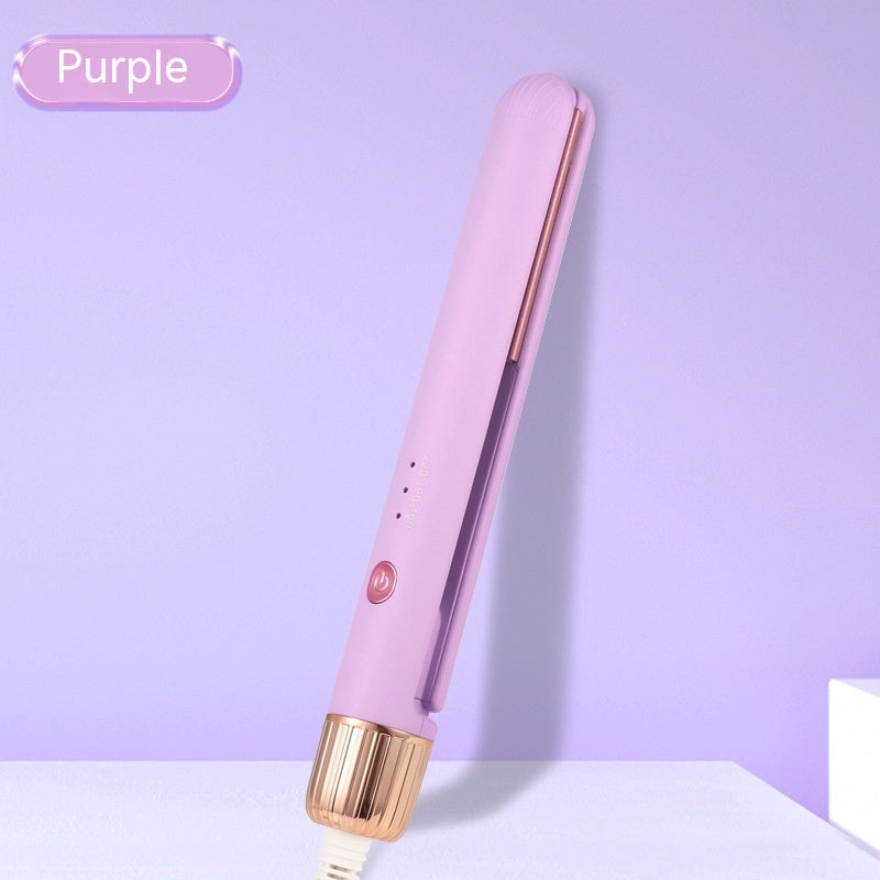 Small, smooth straightener for all hair types. Available in several colors.